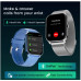 Ambrane Wise Glaze with 1.78" Amoled Display, BT Calling,SPO2, Heart Rate Monitor Smartwatch Silver Metal